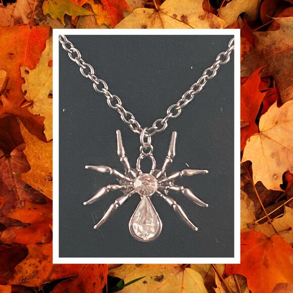 Undefined Jewelry - Gothic-Style Spider Necklace